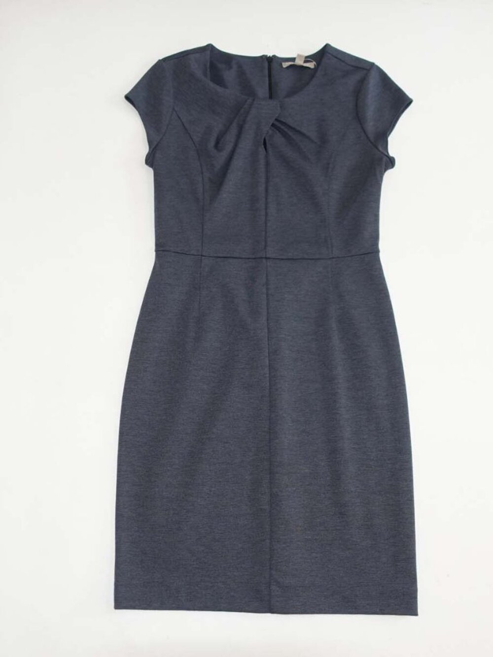 Banana Republic Women's Sheath Dress Size 6 NWT Short Sleeves Gray Above Knee
